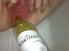 Amateur, Bottle, Jerking, Masturbation, Pussy, Slut, 